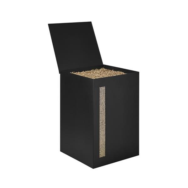 rangement pour pellet bois