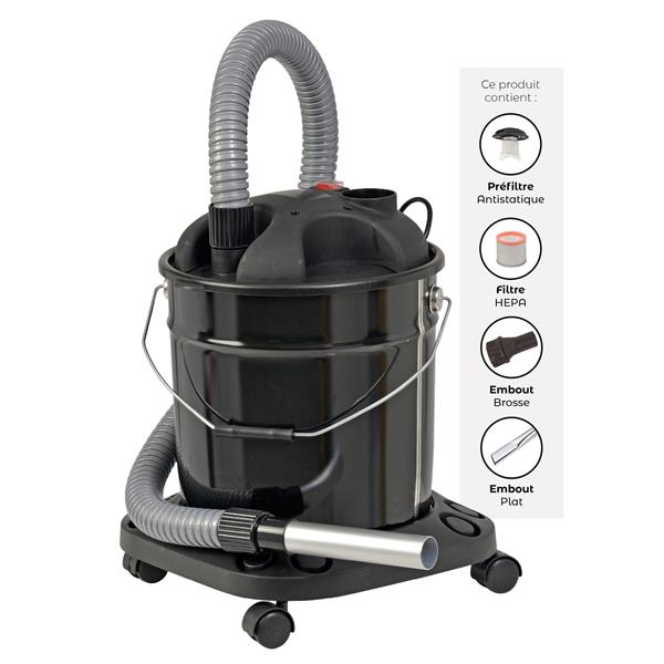 Aspirateur pour cheminée et poêle spéciale pellet et granules