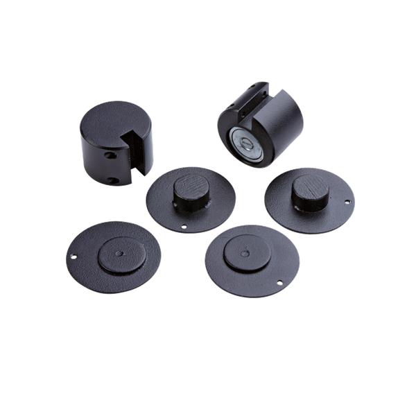 Flod - Kit de fixation pour protection pour poêle Noir