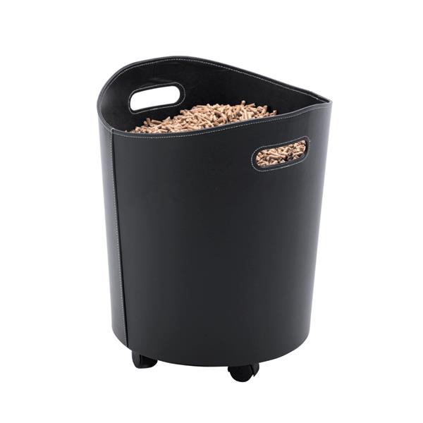 3 Pièces Rangement Sac De Pellets, Panier A Pellets Pour Poele A Bois,  Panier Range Buches Avec 2 Poignées, Stockage De Bois, Granulés De  Carburant