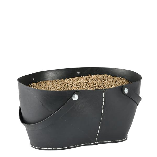 3 Pièces Rangement Sac De Pellets, Panier A Pellets Pour Poele A Bois,  Panier Range Buches Avec 2 Poignées, Stockage De Bois, Granulés De  Carburant