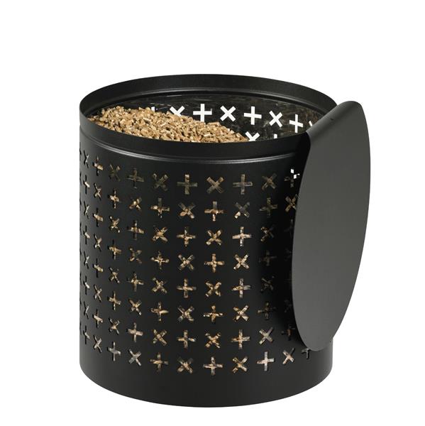 Stockeur à granulés ORION Noir givré