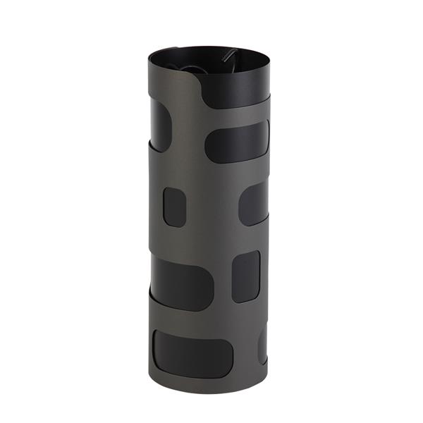 Serviteur dixneuf PILLS Acier - Gris sablé & noir givré