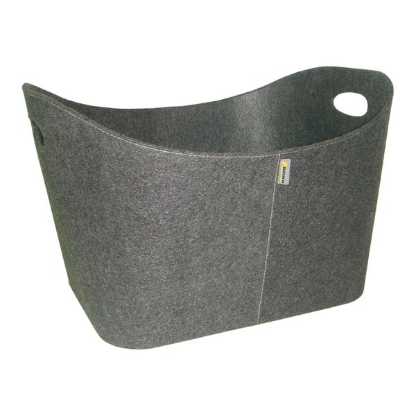 Aduro Baseline panier à bûches 55x45x30 en feutre Gris